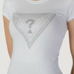 T-shirt Guess SS TRIANGLE OMBRE R3 Bianco - Foto 5