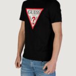 T-shirt Guess CN SS ORIGINAL LOGO Nero - Foto 1