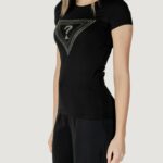 T-shirt Guess SS TRIANGLE OMBRE R3 Nero - Foto 2