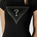 T-shirt Guess SS TRIANGLE OMBRE R3 Nero - Foto 5