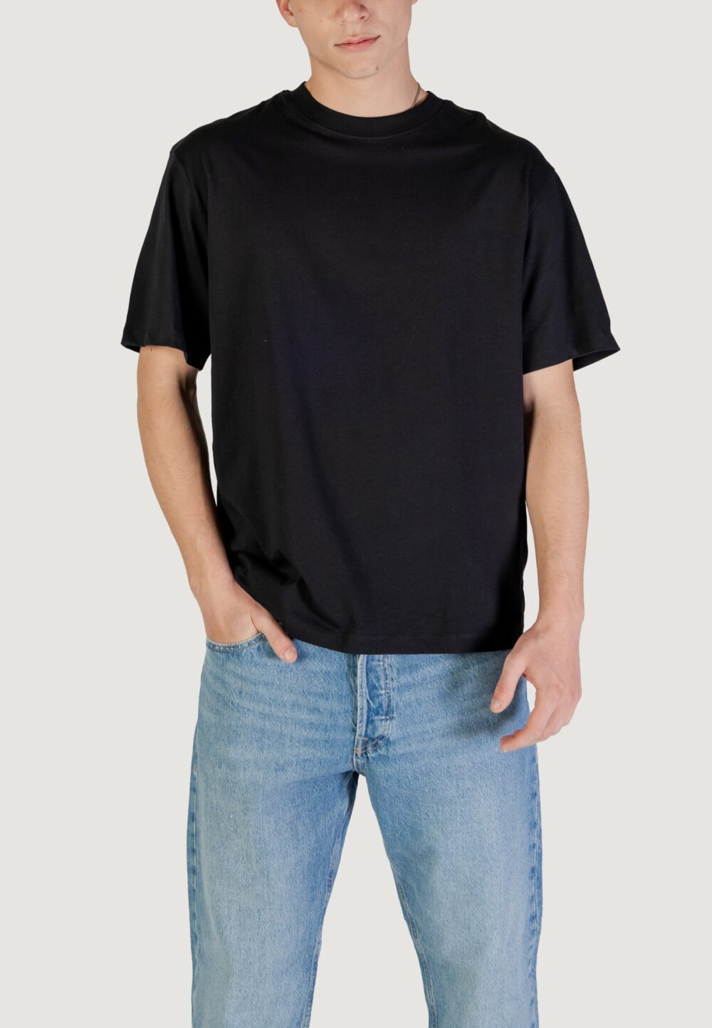 T-shirt Jack Jones JEBRADLEY TEE SS O-NECK NOOS Nero - Foto 1