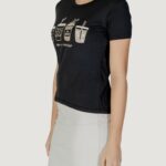 T-shirt Jacqueline de Yong Jdymichigan Life S/S Print Top Jrs Nero - Foto 2