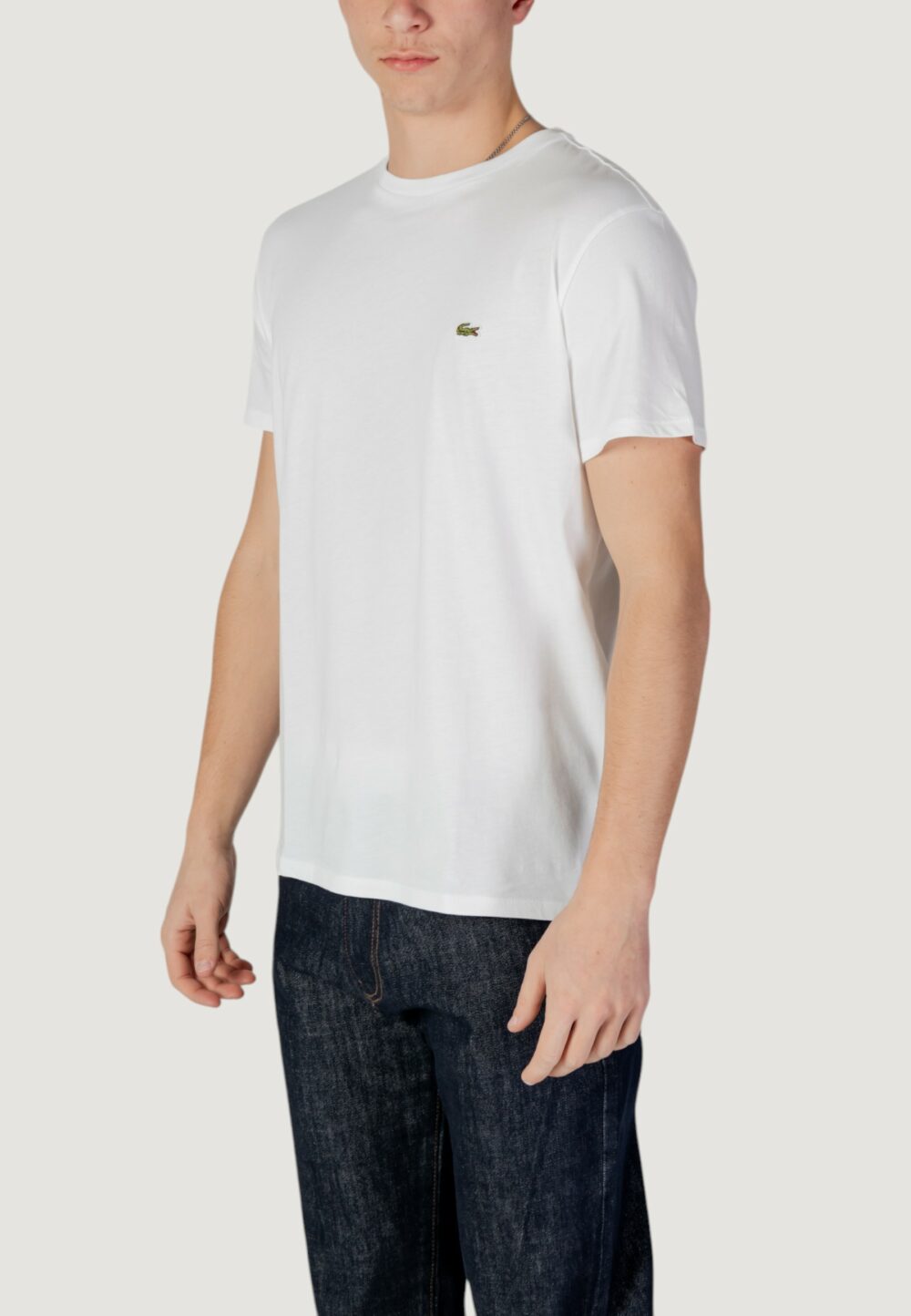 T-shirt LACOSTE  Bianco - Foto 2