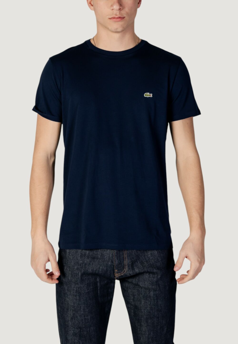 T-shirt LACOSTE  Blue scuro - Foto 1