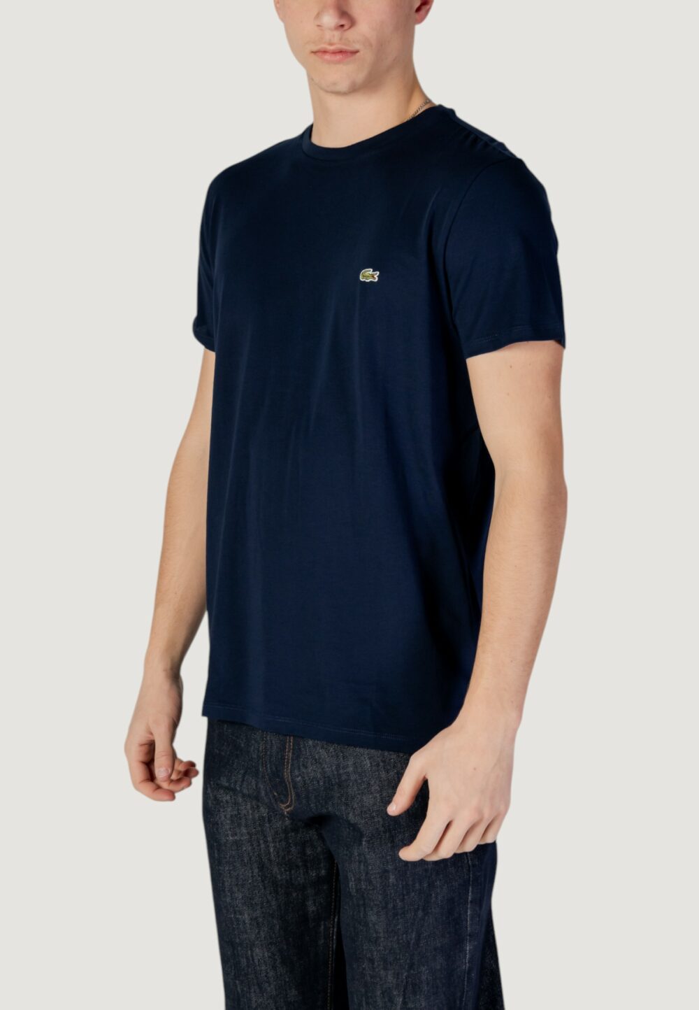 T-shirt LACOSTE  Blue scuro - Foto 2