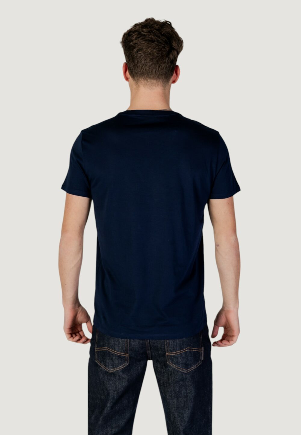 T-shirt LACOSTE  Blue scuro - Foto 4