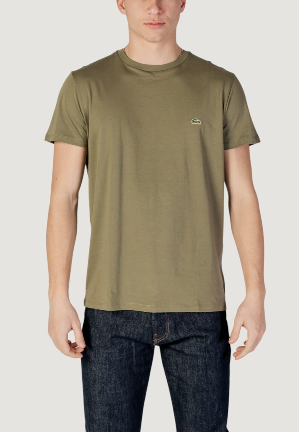 T-shirt LACOSTE  VERDE SALVIA - Foto 1