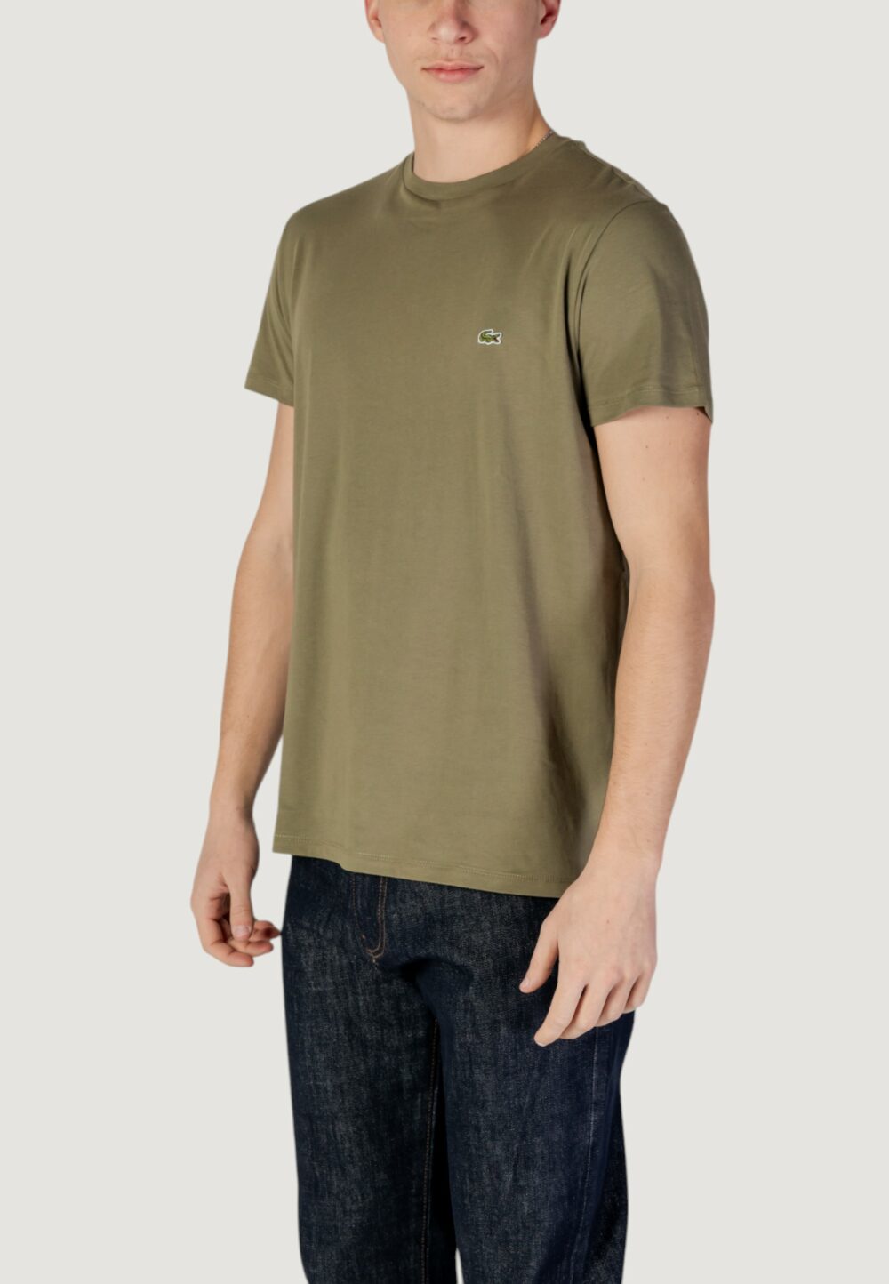 T-shirt LACOSTE  VERDE SALVIA - Foto 2