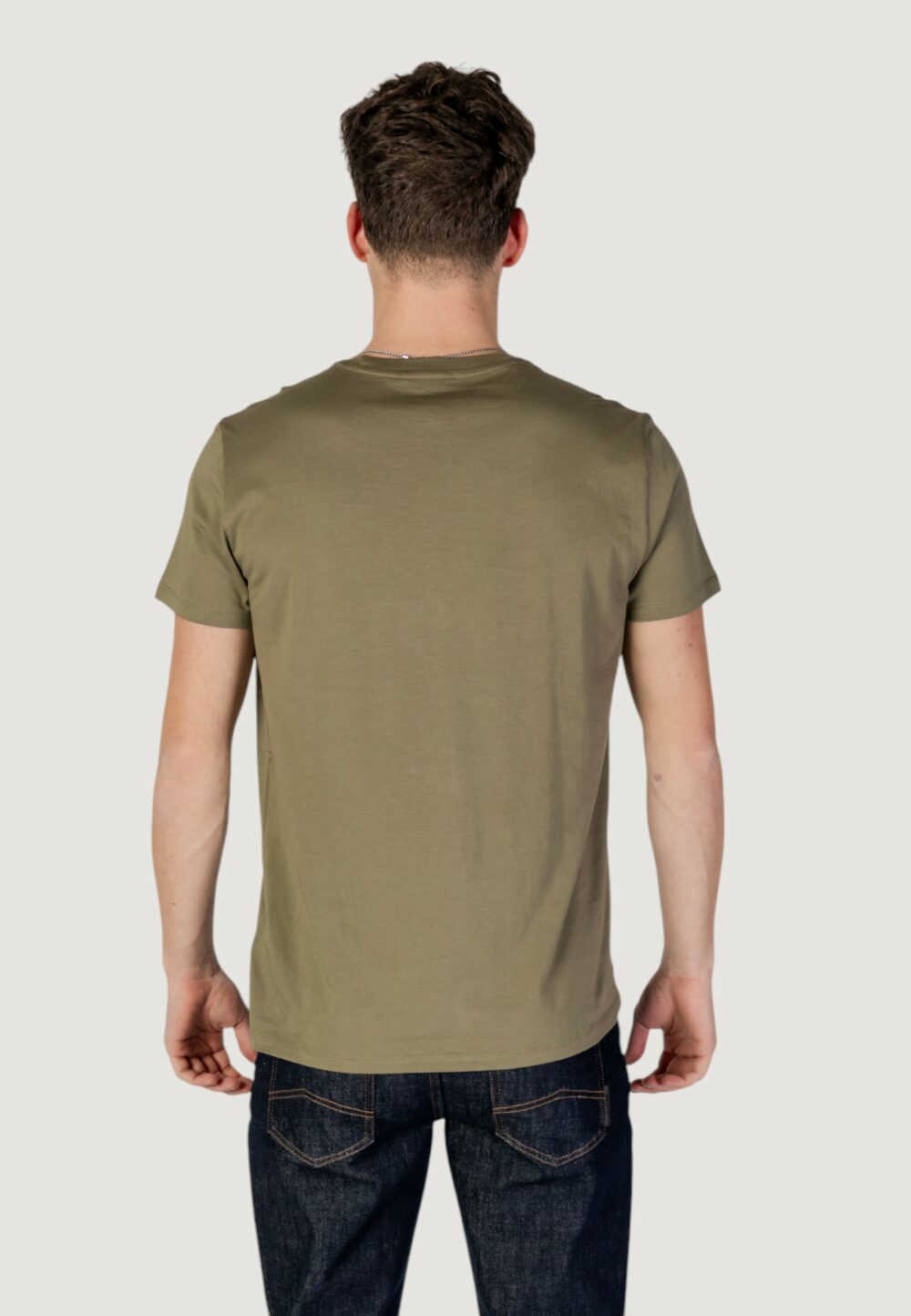 T-shirt LACOSTE  VERDE SALVIA - Foto 4