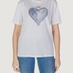 T-shirt Liu-Jo ECS MODA M/C Bianco - Blu - Foto 1