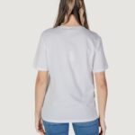 T-shirt Liu-Jo ECS MODA M/C Bianco - Blu - Foto 4