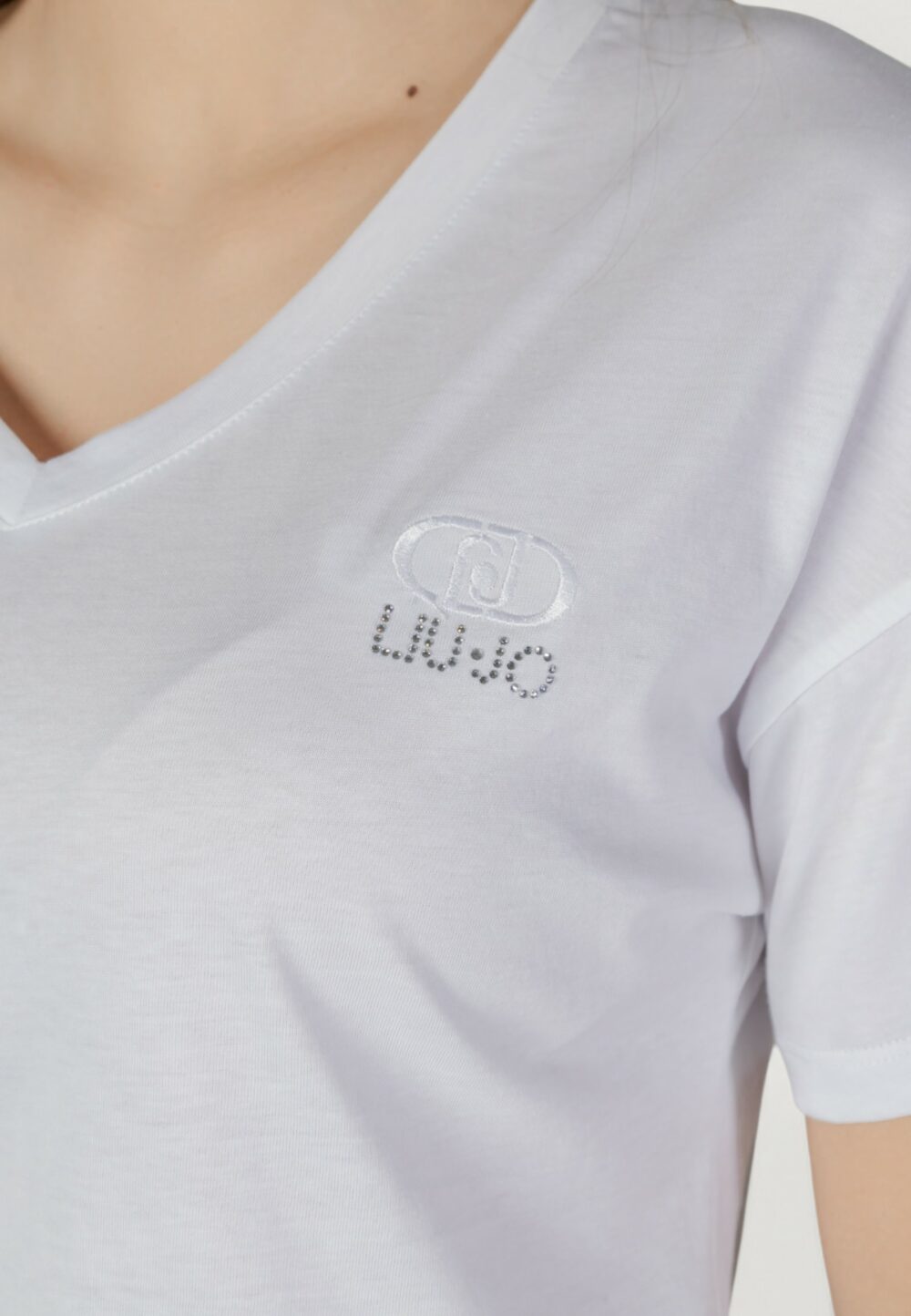 T-shirt Liu-Jo MODA M/C Bianco - Foto 5