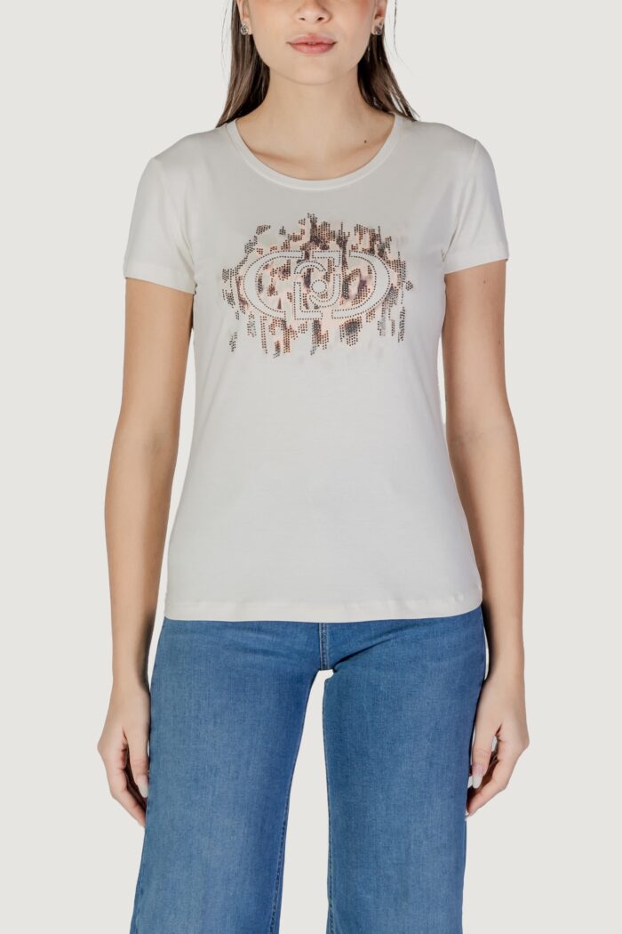 T-shirt Liu-jo ECS MODA M/C Latte