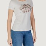 T-shirt Liu-Jo ECS MODA M/C Latte - Foto 2