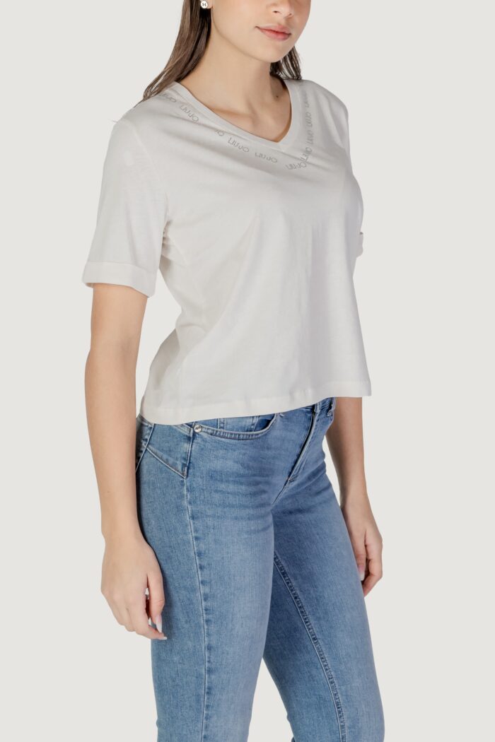 T-shirt Liu-jo ECS MODA M/C Latte