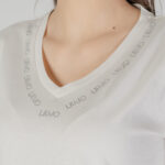 T-shirt Liu-Jo ECS MODA M/C Latte - Foto 5