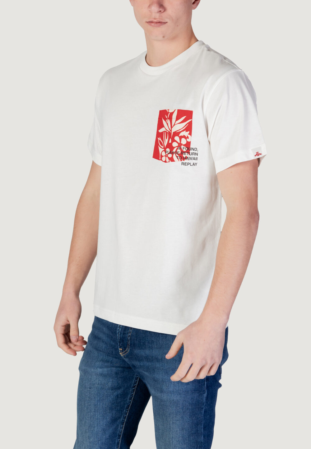 T-shirt Replay  Bianco - Foto 1