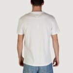 T-shirt Tommy Hilfiger Jeans TJM REG BADGE TEE Bianco - Foto 4