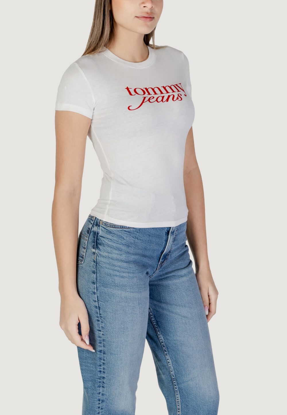 T-shirt Tommy Hilfiger Jeans TJW ESSENTIAL Bianco - Foto 1