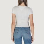 T-shirt Tommy Hilfiger Jeans TJW ESSENTIAL Bianco - Foto 4