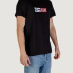 T-shirt Tommy Hilfiger Jeans TJM ENTRY GRAPHIC Nero - Foto 3