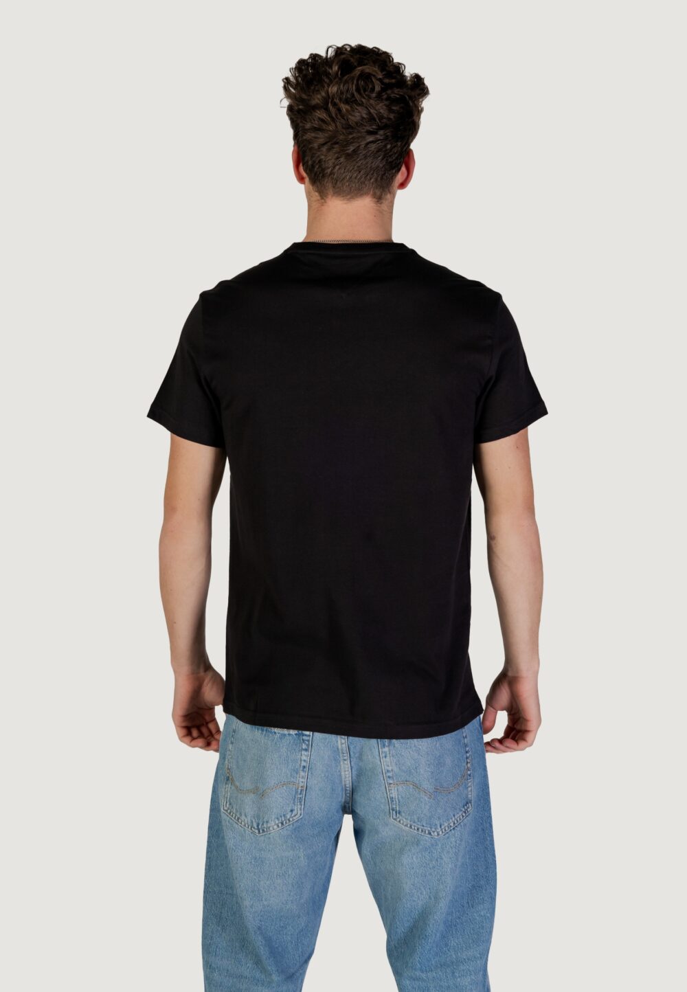 T-shirt Tommy Hilfiger Jeans TJM ENTRY GRAPHIC Nero - Foto 4