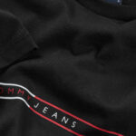 T-shirt Tommy Hilfiger Jeans TJM ENTRY GRAPHIC Nero - Foto 4