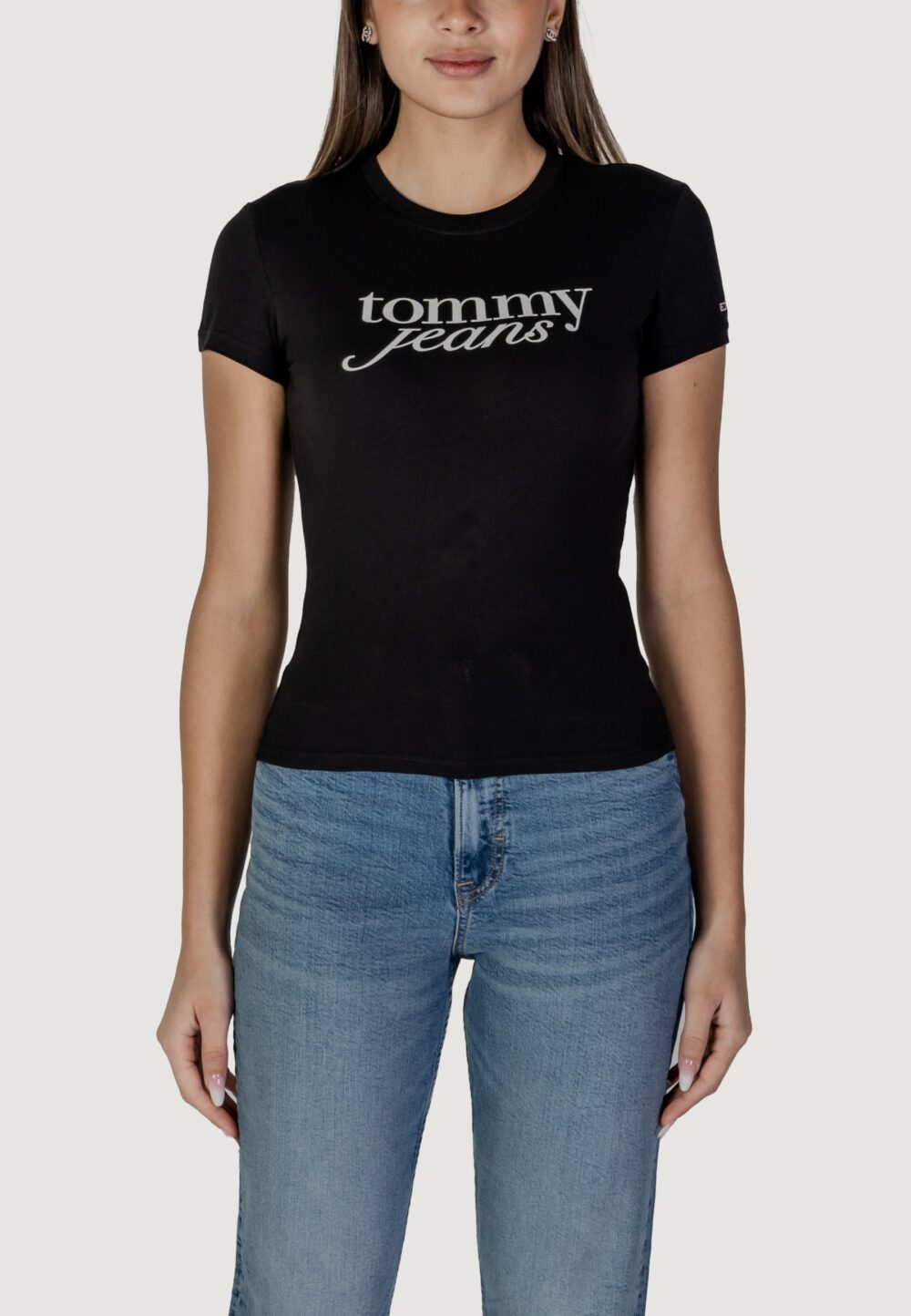 T-shirt Tommy Hilfiger Jeans TJW ESSENTIAL Nero - Foto 1