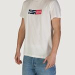 T-shirt Tommy Hilfiger Jeans TJM ENTRY GRAPHIC Panna - Foto 2