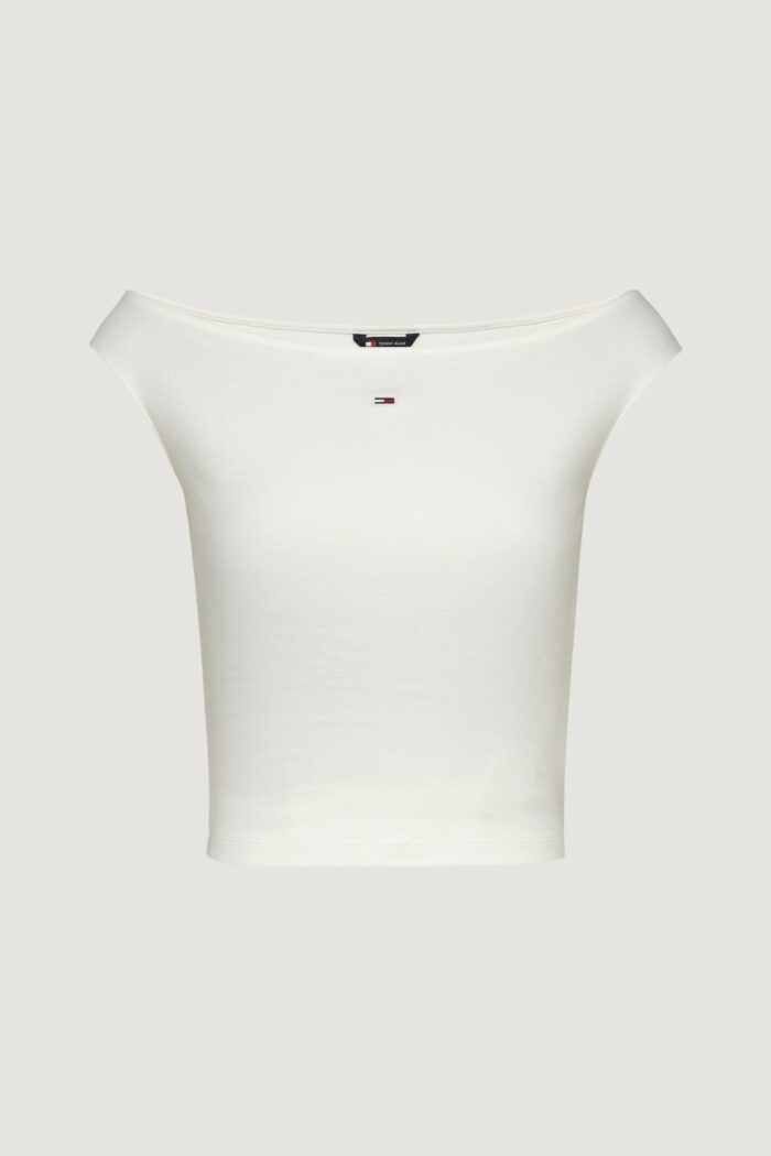 T-shirt Tommy Hilfiger TJW BOAT NECK TOP SS Panna