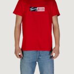 T-shirt Tommy Hilfiger Jeans TJM ENTRY GRAPHIC Rosso - Foto 1