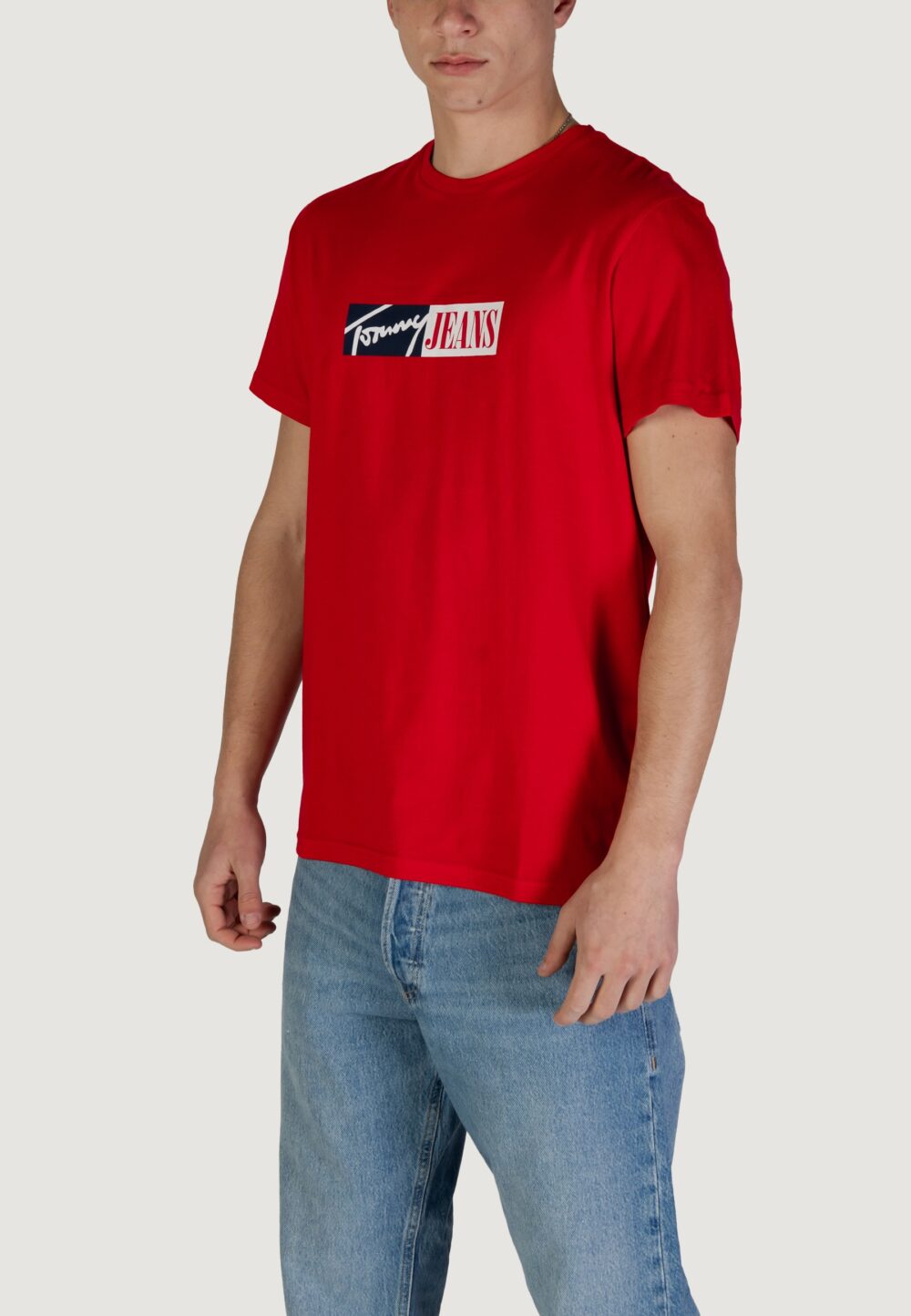 T-shirt Tommy Hilfiger Jeans TJM ENTRY GRAPHIC Rosso - Foto 2