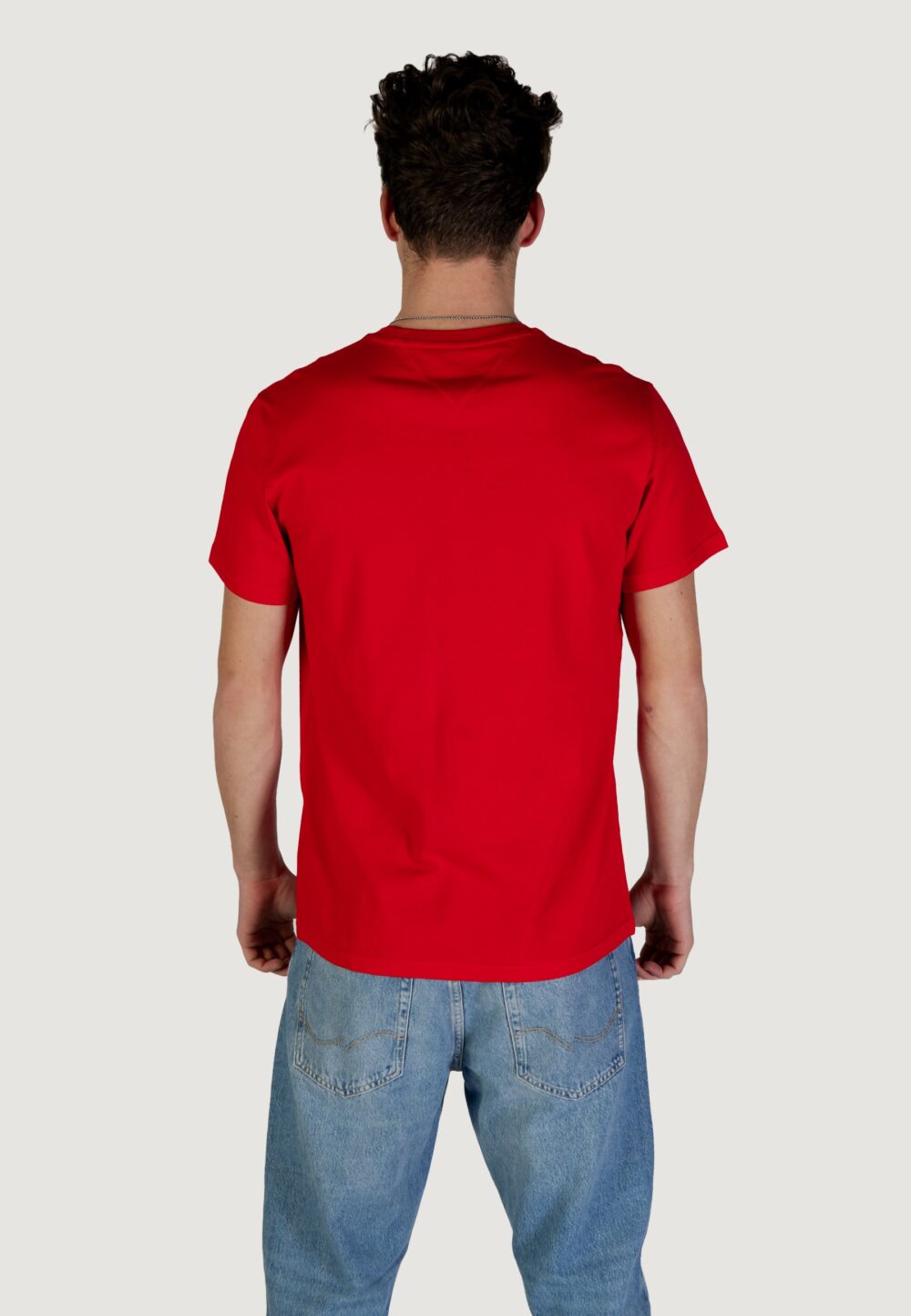 T-shirt Tommy Hilfiger Jeans TJM ENTRY GRAPHIC Rosso - Foto 4