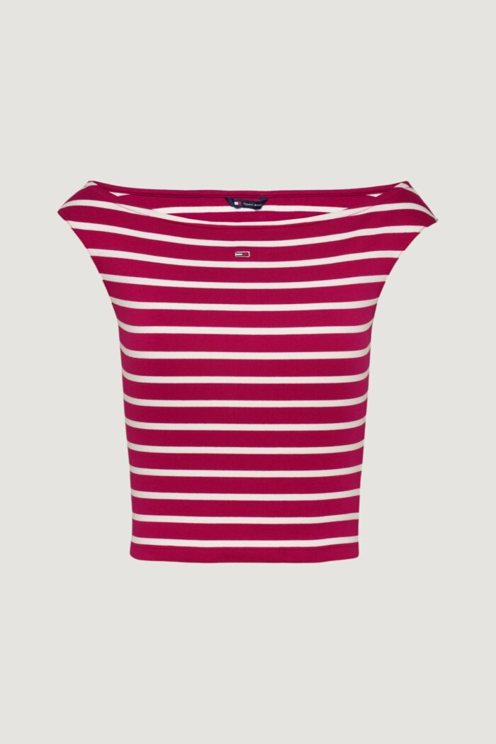 T-shirt Tommy Hilfiger TJW BOAT NECK TOP SS Rosso