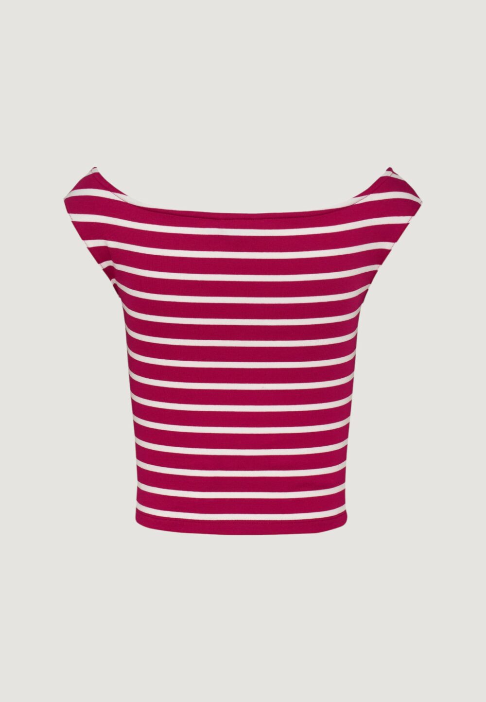 T-shirt Tommy Hilfiger Jeans TJW BOAT NECK TOP SS Rosso - Foto 3