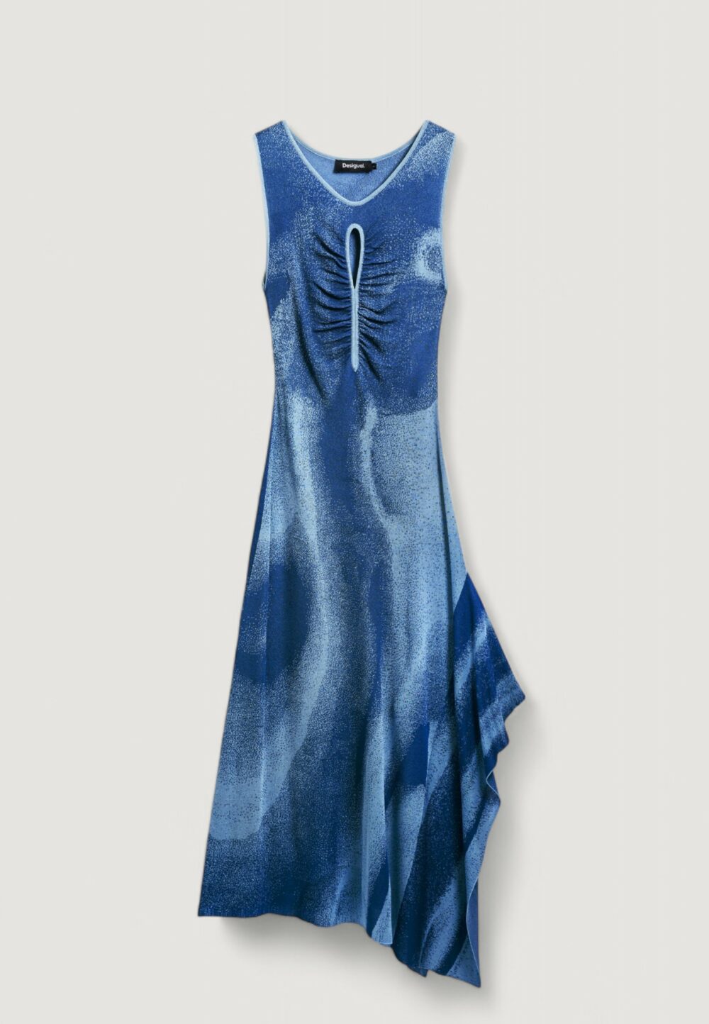 Vestito lungo Desigual VEST_TALLIN Blu - Foto 3