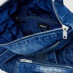 Zaino Desigual BACK_MODULAR 25 DENIM VOYAGER MINI Blue Denim - Foto 4