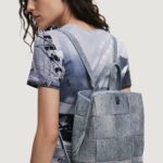 Zaino Desigual BACK YOKO PU DENIM SUMY MINI Dark Blue Denim - Foto 1