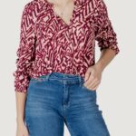 Bluse manica lunga Street One Buttoned tunic blouse w collar Rosa - Foto 1