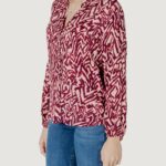 Bluse manica lunga Street One Buttoned tunic blouse w collar Rosa - Foto 2