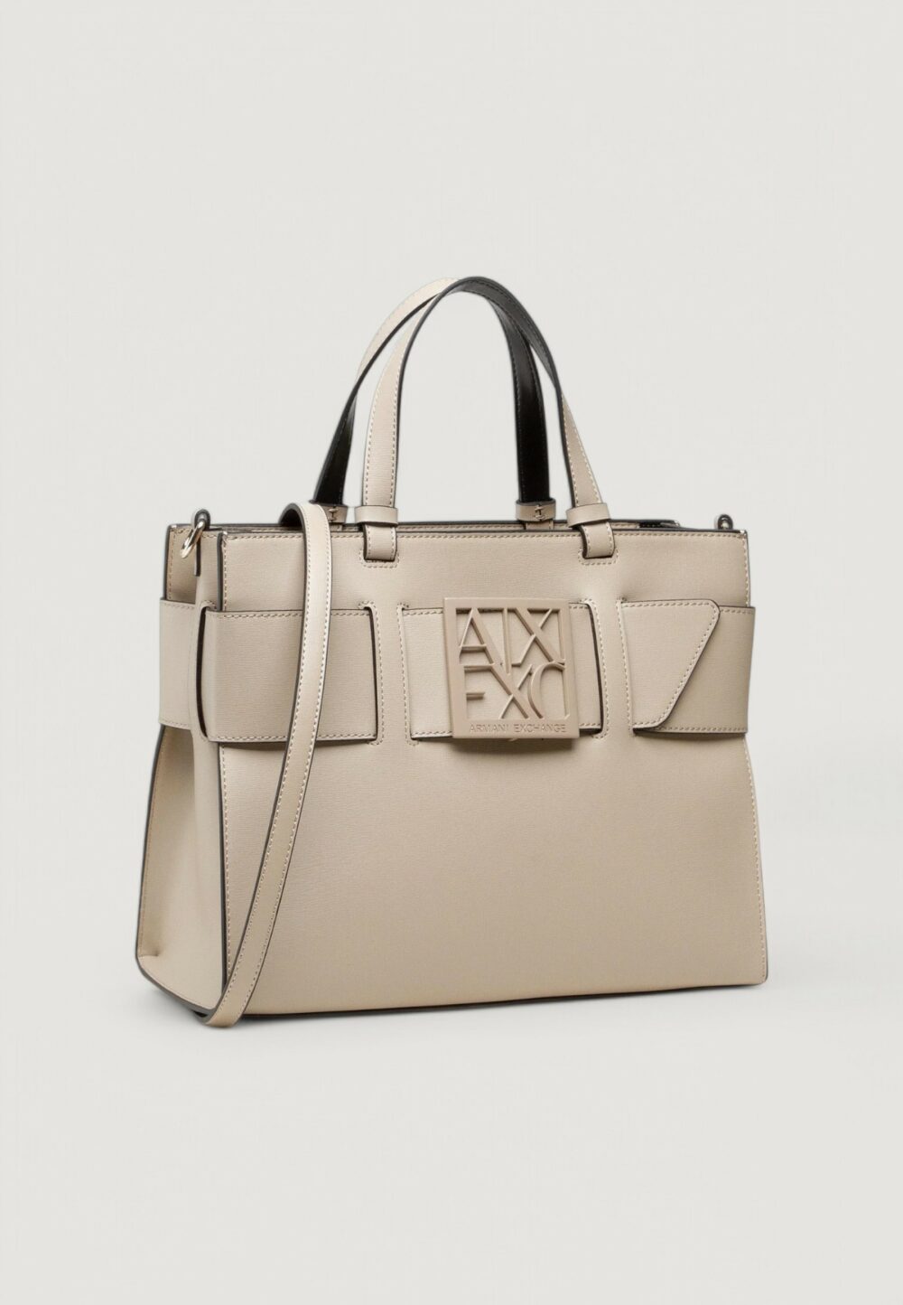 Borsa Armani Exchange  Beige - Bianco - Foto 5