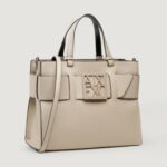 Borsa Armani Exchange  Beige - Bianco - Foto 5