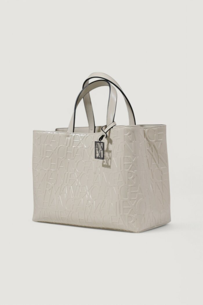 Borsa Armani Exchange  Beige chiaro