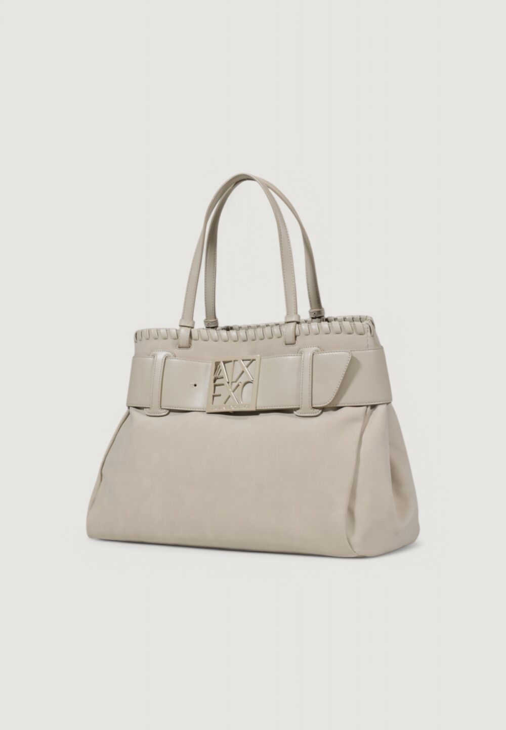 Borsa Armani Exchange SHOPPING Beige chiaro - Foto 2