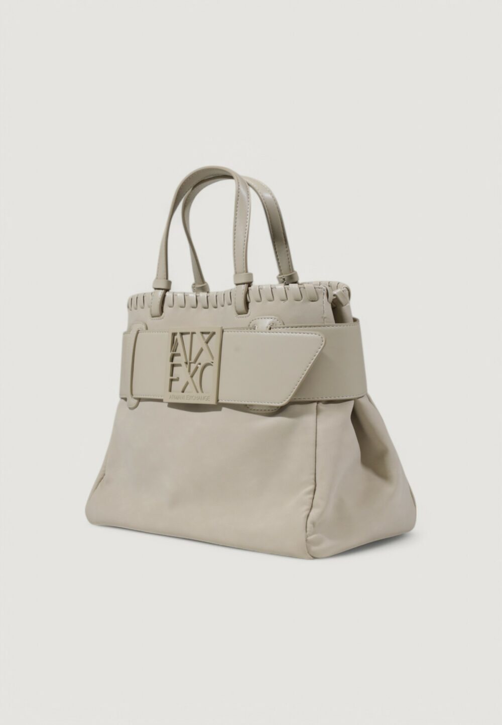 Borsa Armani Exchange SHOPPING Beige chiaro - Foto 2