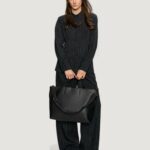 Borsa Calvin Klein OVER WEBBING TOTE PU Nero - Foto 3