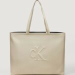 Borsa Calvin Klein SCULPTED SLIM TOTE34 DEBOSS Panna - Foto 1