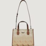 Borsa Guess SILVANA 2 COMP TOTE Beige scuro - Foto 1