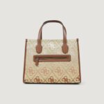 Borsa Guess SILVANA 2 COMP TOTE Beige scuro - Foto 5