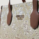 Borsa Guess SILVANA 2 COMP TOTE Beige scuro - Foto 2